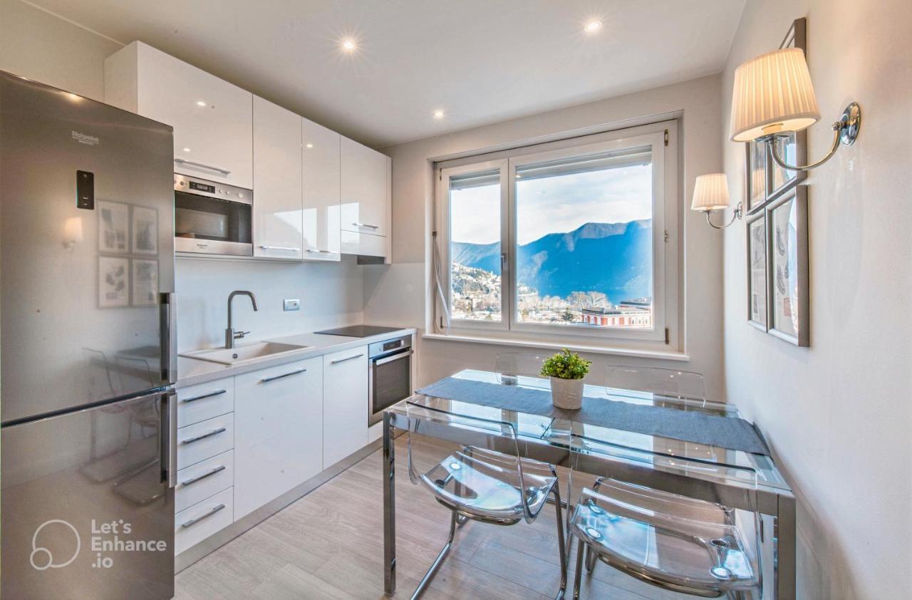 Lakeview Panorama Penthouse With Washer & Dryer Lugano Extérieur photo